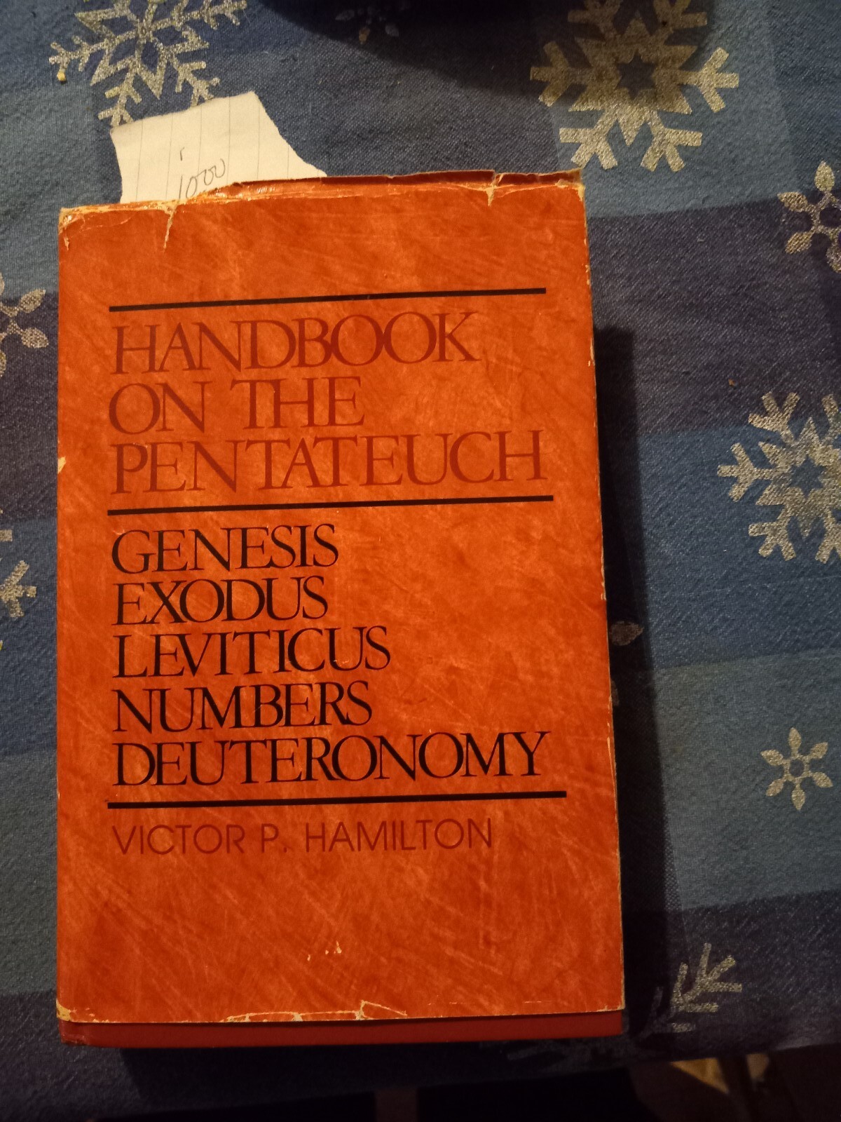 Handbook on the Pentateuch by Victor P. Hamilton (1982, Hardcover)