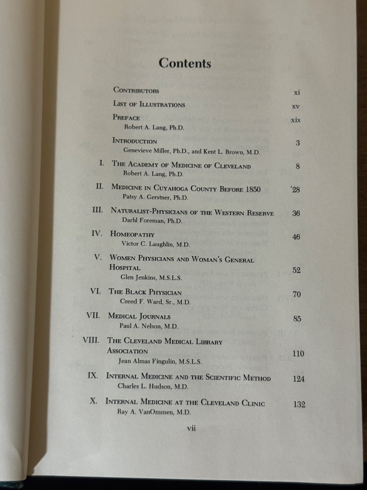 Medicine in Cleveland 1810-1976 Cuyahoga County TRW Cleveland Clinic History HC