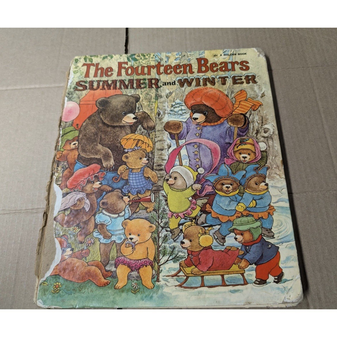 VTG The 14 Fourteen Bears in Summer and Winter Virginia Parsons & Evelyn Scott