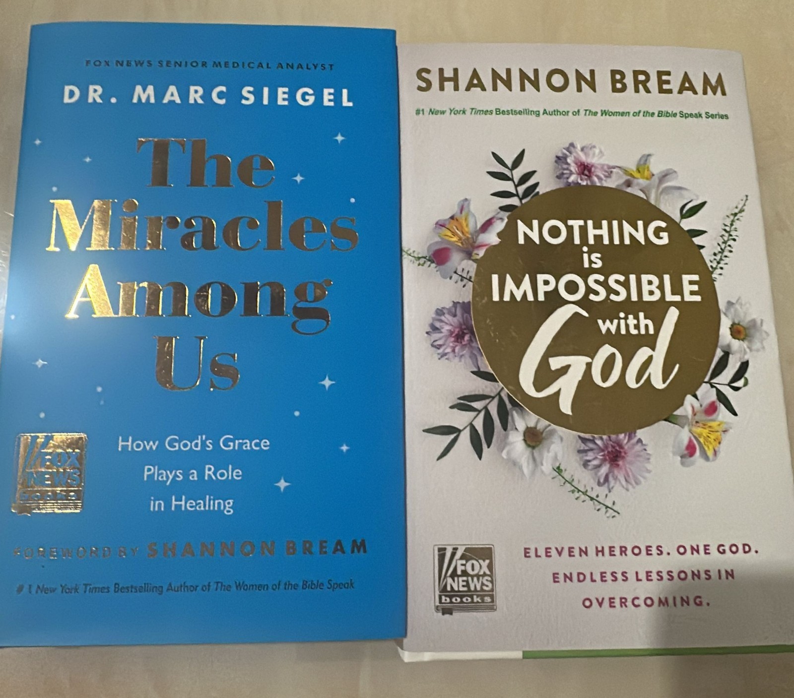 THE MIRACLE AMONG US $ NOTHING IS IMPOSSOBLE WITH GOD HARDBOND SET