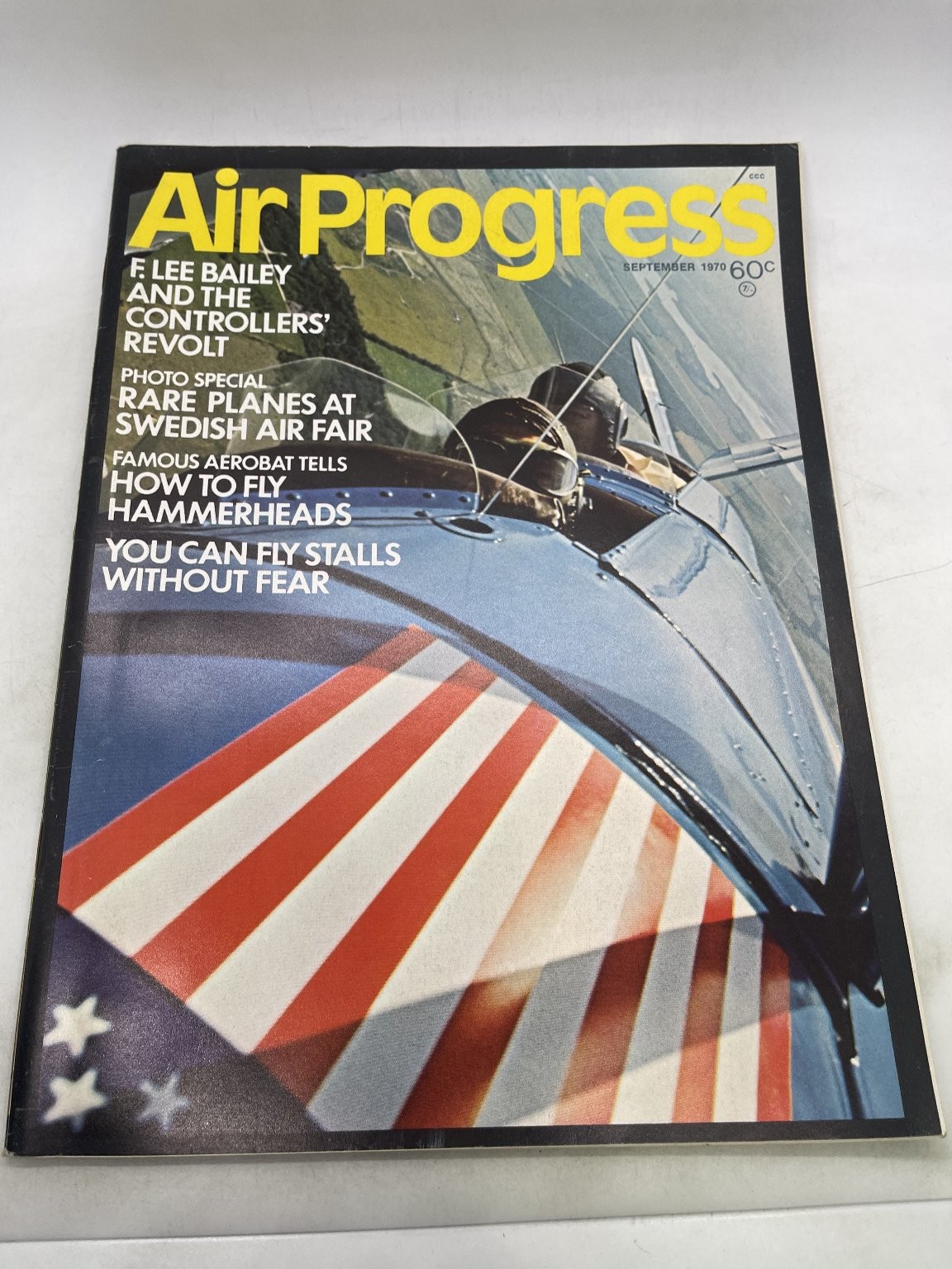 Air Progress Magazine September 1970 F Lee Bailey Controllers Revolt Aviation