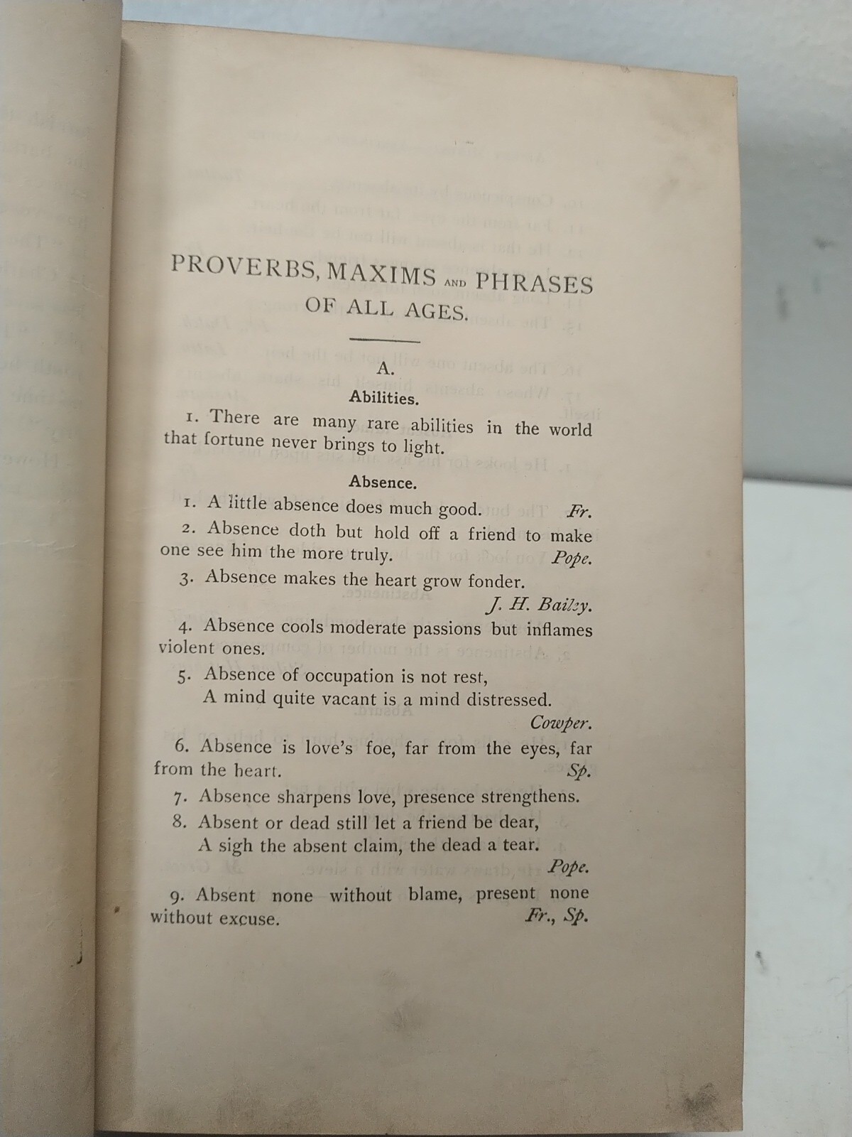 Proverbs Maxims and Phrases of All Ages 1887 By Robert Christy Popular Edition