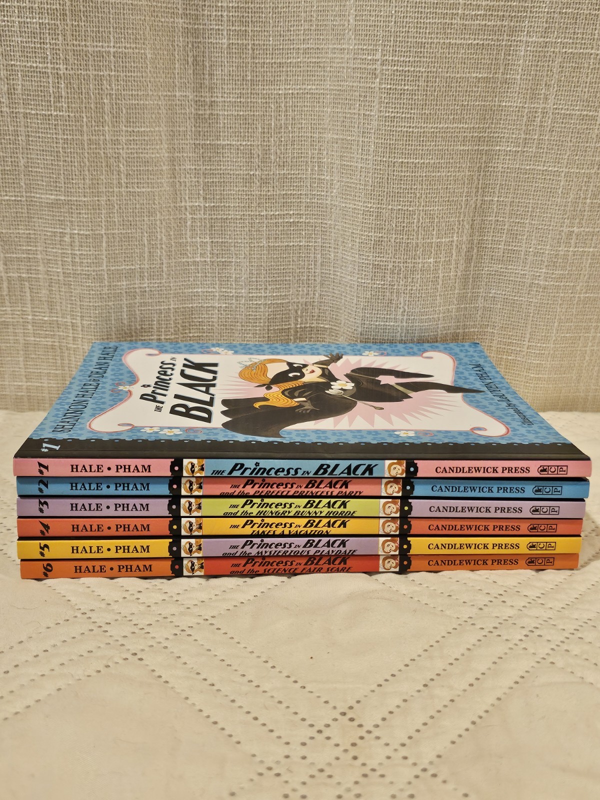 Books 1-6 of The Princess in Black by Shannon & Dean Hale