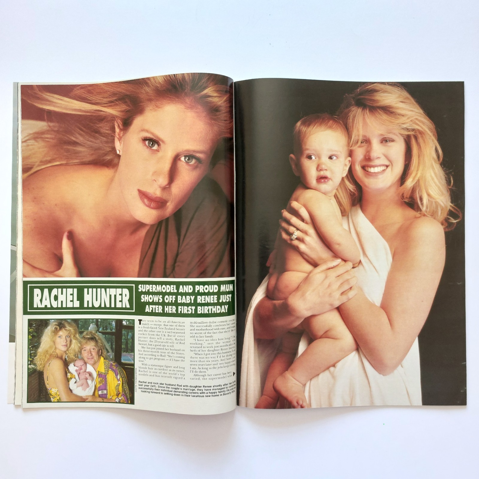 4 x Hello Magazine Bundle – Issues 208/237/265/323 Rod Stewart & Rachel Hunter