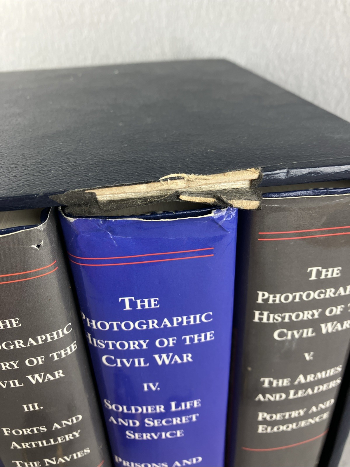 THE PHOTOGRAPHIC HISTORY OF THE CIVIL WAR 10 Vols in 5 Set Blue & Grey Press
