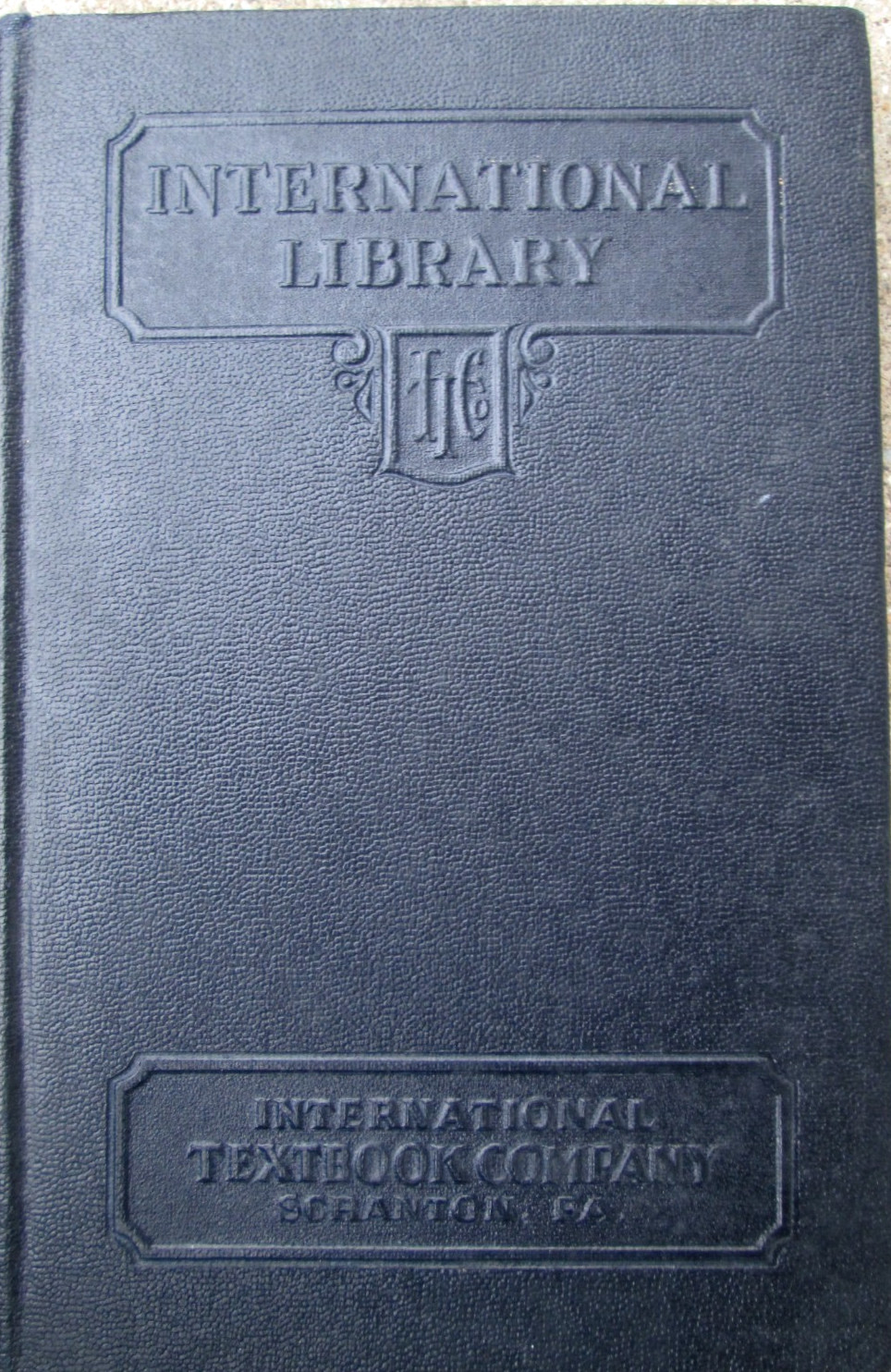 International Textbook Company Plane Trigonometry Parts 1-2 HC 1941 ICS Staff