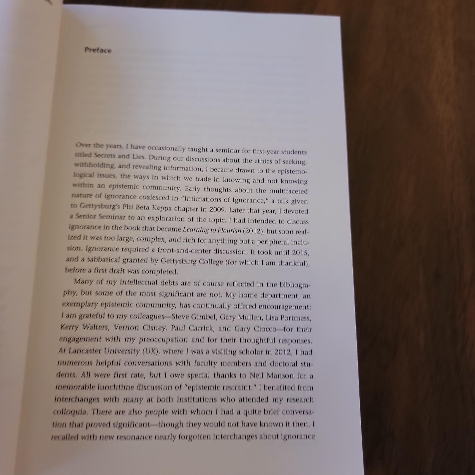 Understanding Ignorance – Daniel R. DeNicola
