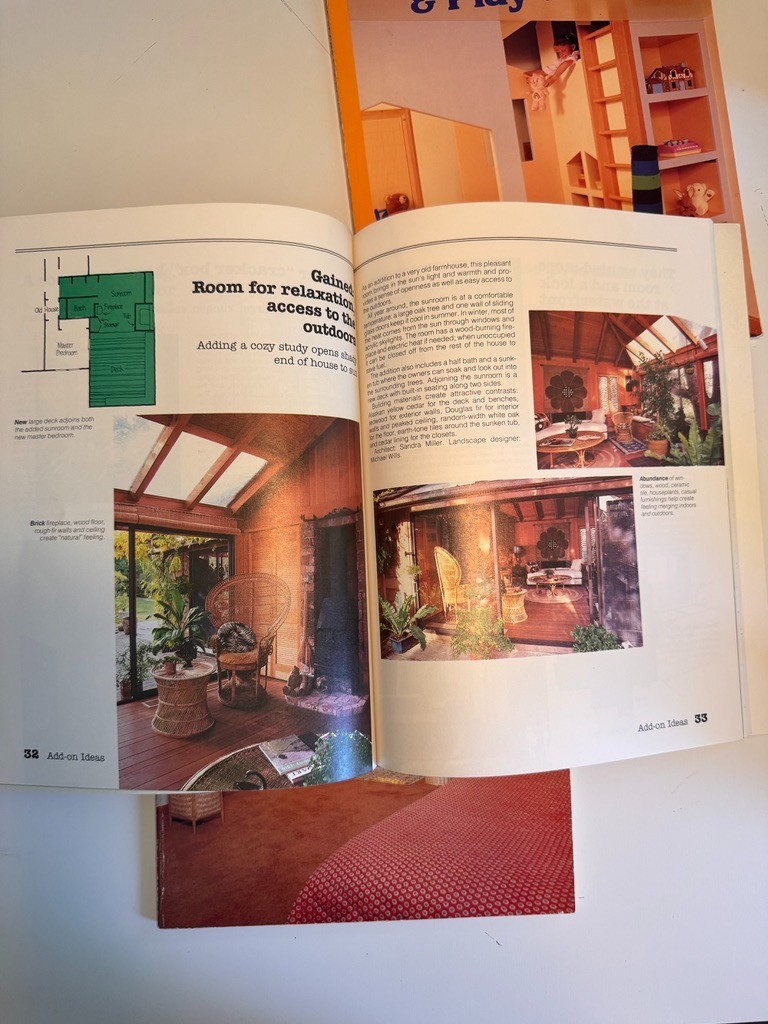 Sunset Vintage 1970 DIY Design & Remodel Home Children Landscaping Book Lot of 5