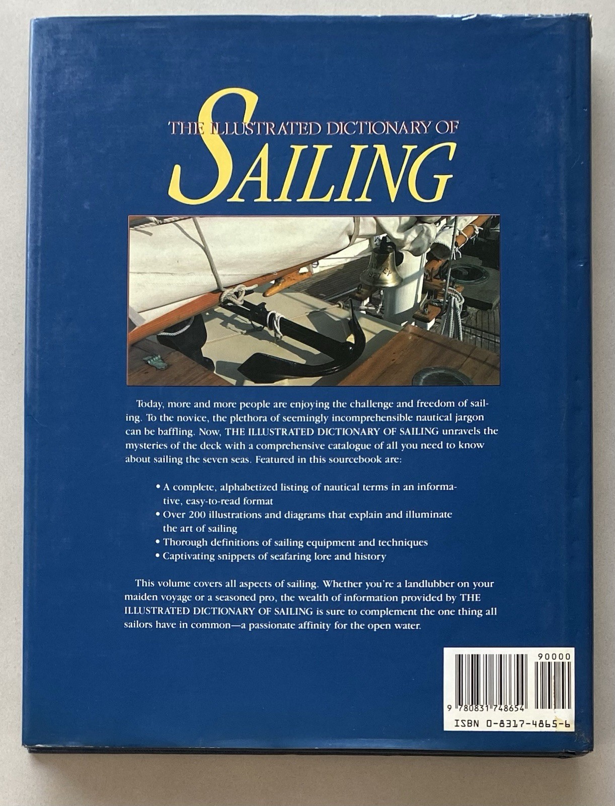 The Illustrated Dictionary of Sailing by Jane Daniels (1989 Ex-Library HCDJ)