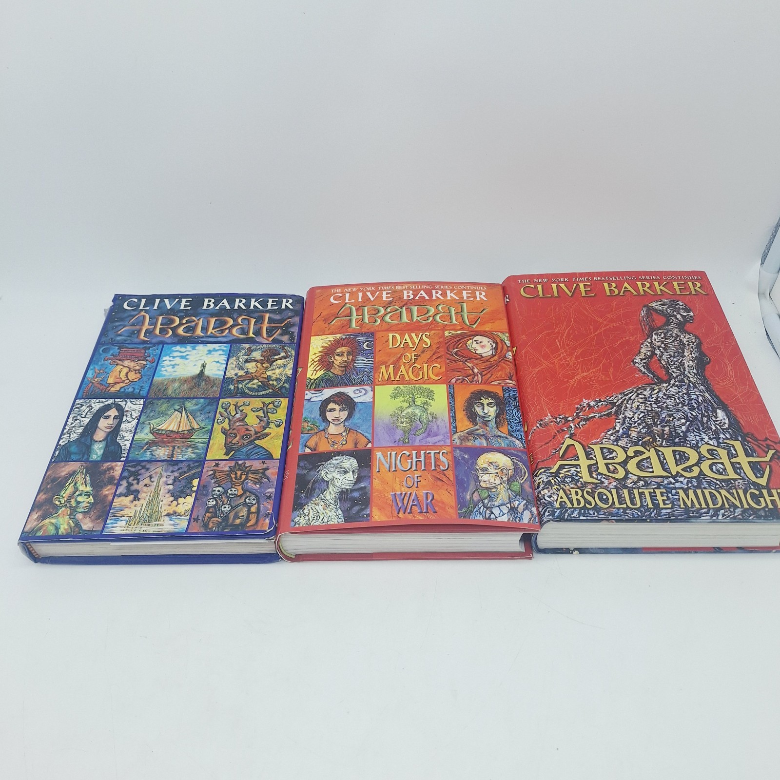 ABARAT Series 1 2 3 Book Novel Set Lot 1st Editions Hardcovers