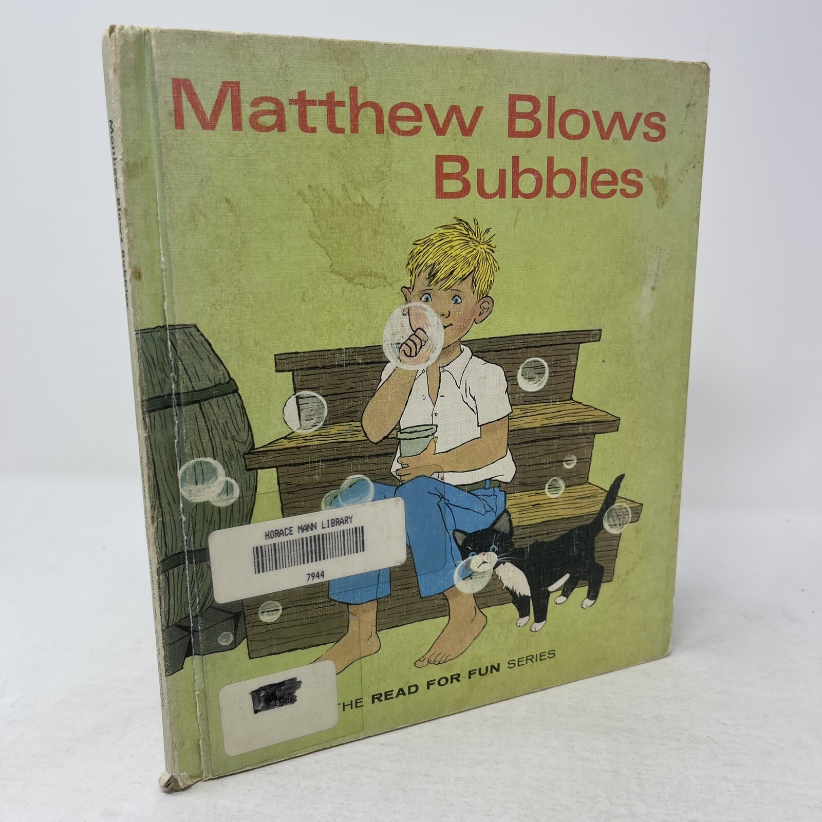 Matthew Blows Bubble Ann Mari Falk 1964 HC Illustrated Ex-Library