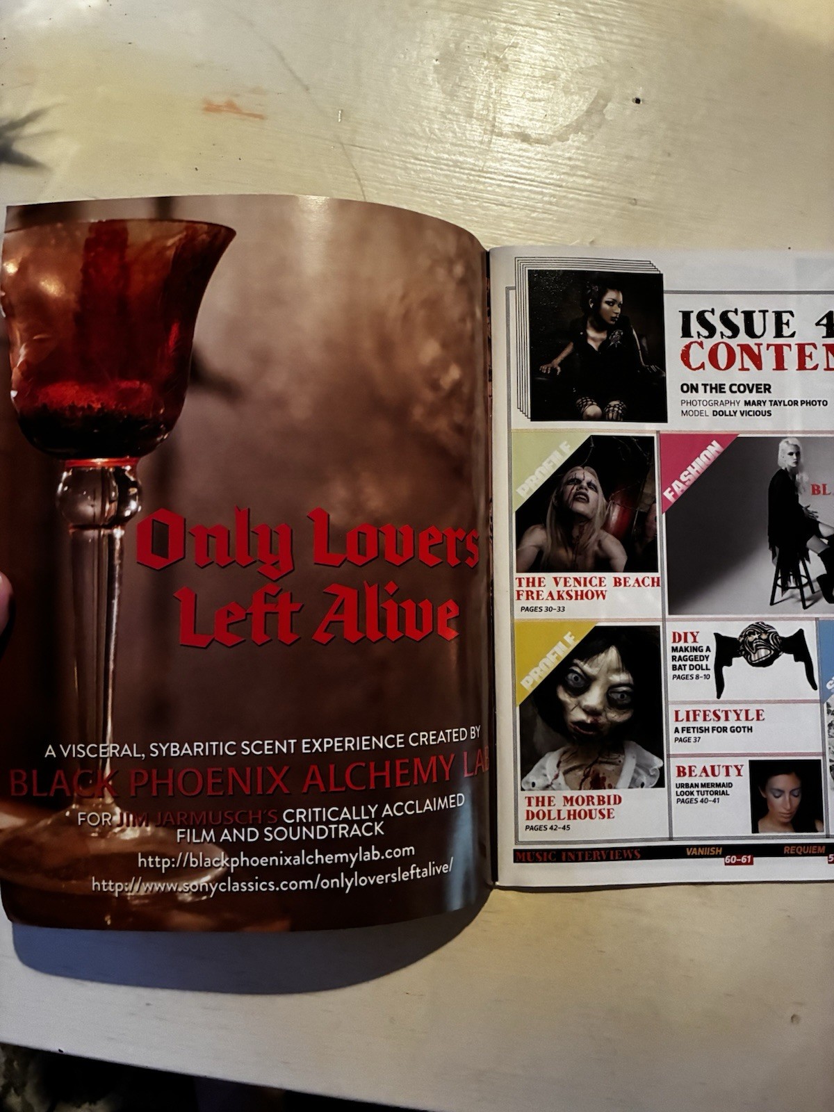 Gothic Beauty Magazine Issue 46 March 2015 NEAR MINT NO LABELS