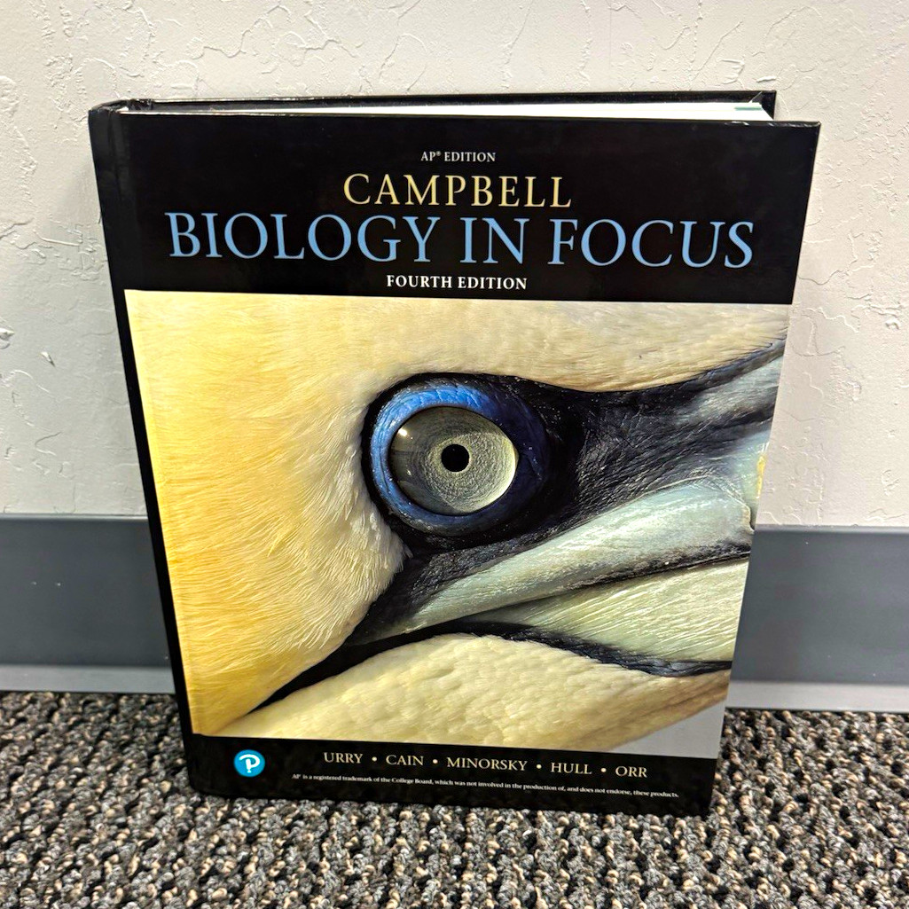 Pearson Campbell Biology in Focus AP 4th Ed Hardcover Textbook 2017