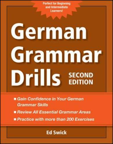 German Grammar Drills (NTC Foreign Language) – Paperback By Swick, Ed – GOOD