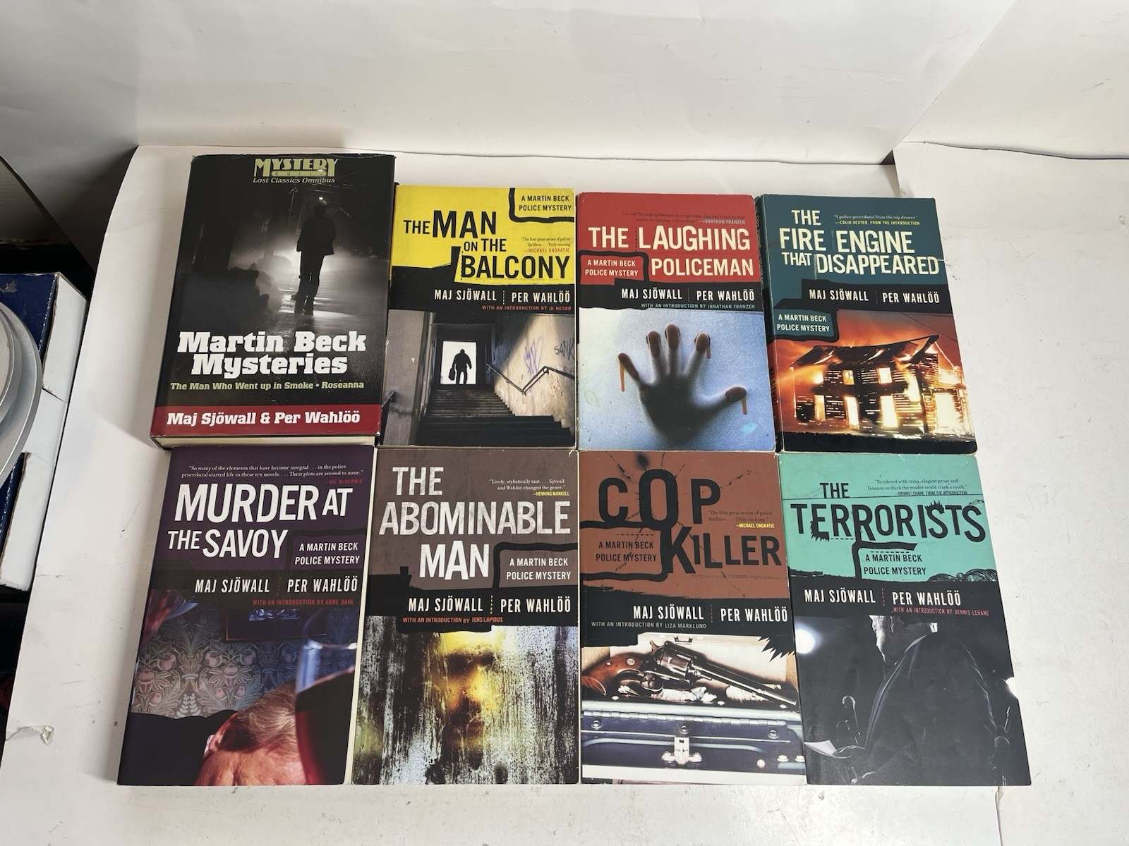 Lot 8 Martin Beck Police Mystery Books (9 Stories) Maj Sjowall & Per Wahloo