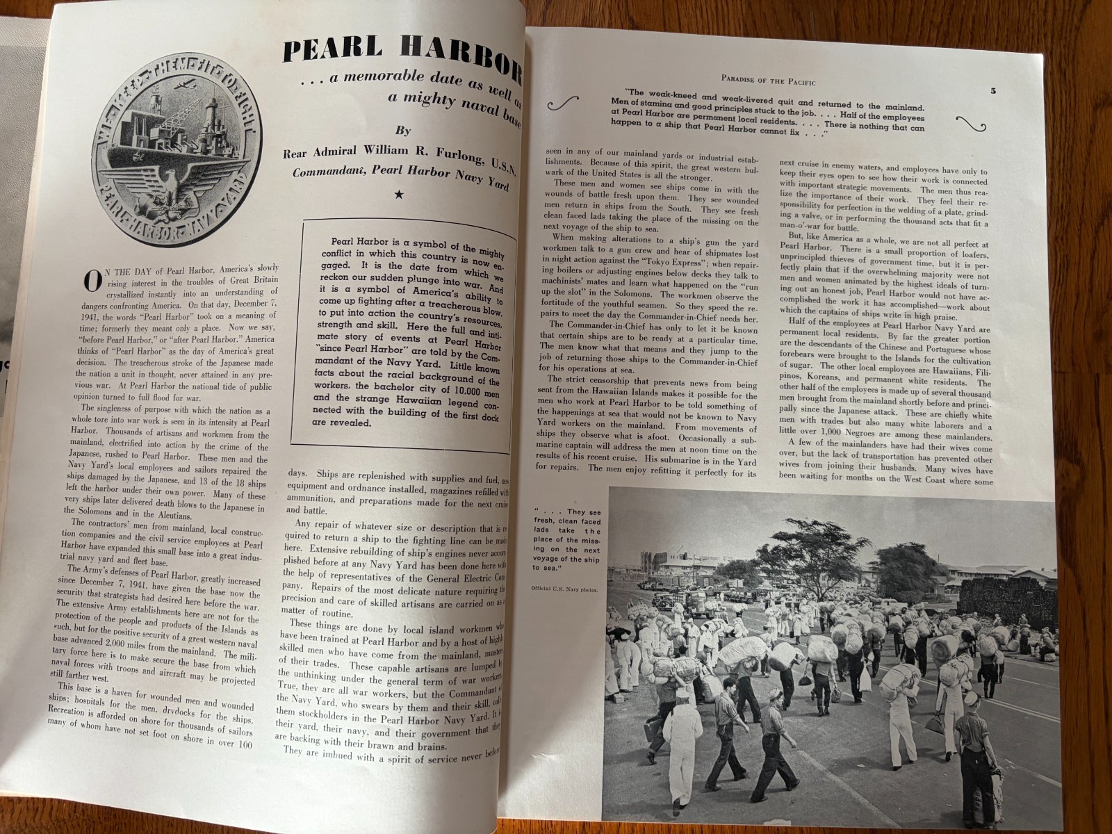 Paradise of the Pacific Holiday Issue December 1943 Hawaii Hawaiian 102 pages