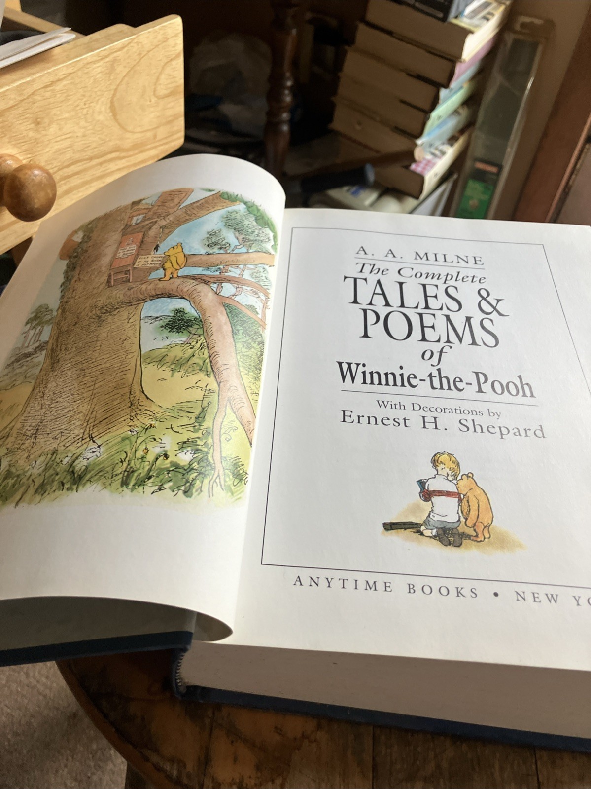 The Complete Tales of Winnie-the-Pooh Hardcover Book by A.A. Milne