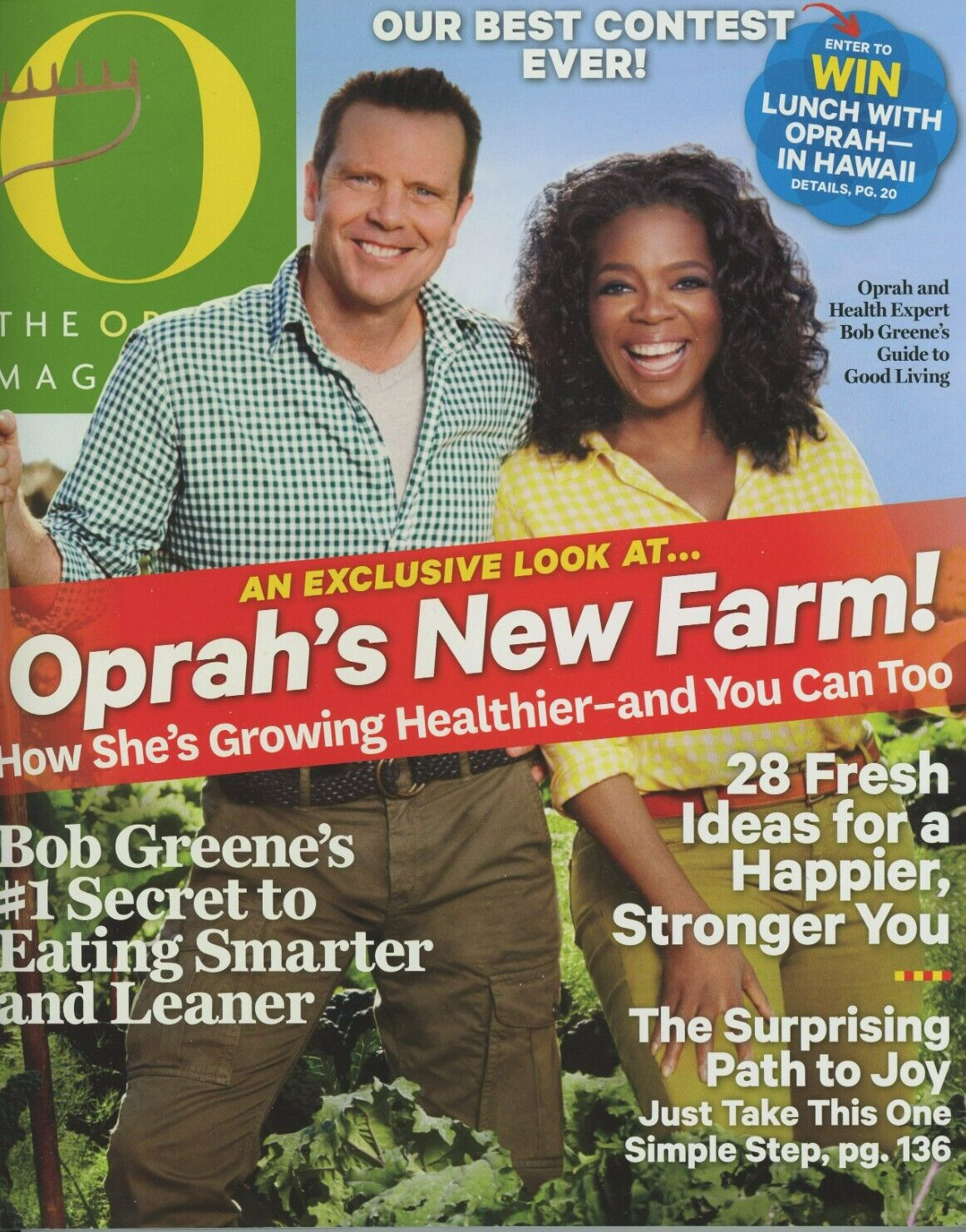O, The Oprah Magazine – June 2013 / Oprah&rsquo;s New Farm – Bob Greene / 162 Pages