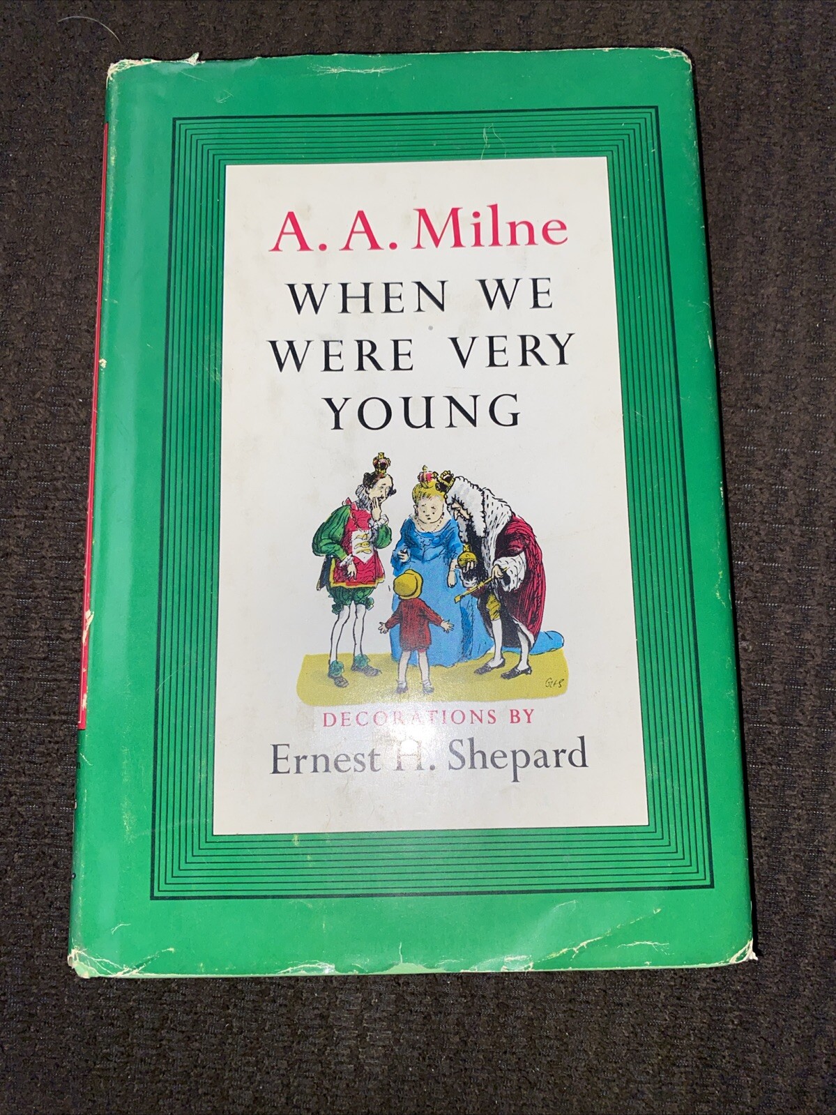 VINTAGE 1961 Winnie the Pooh Library 3 Book Set A.A Milne With Dust Jackets