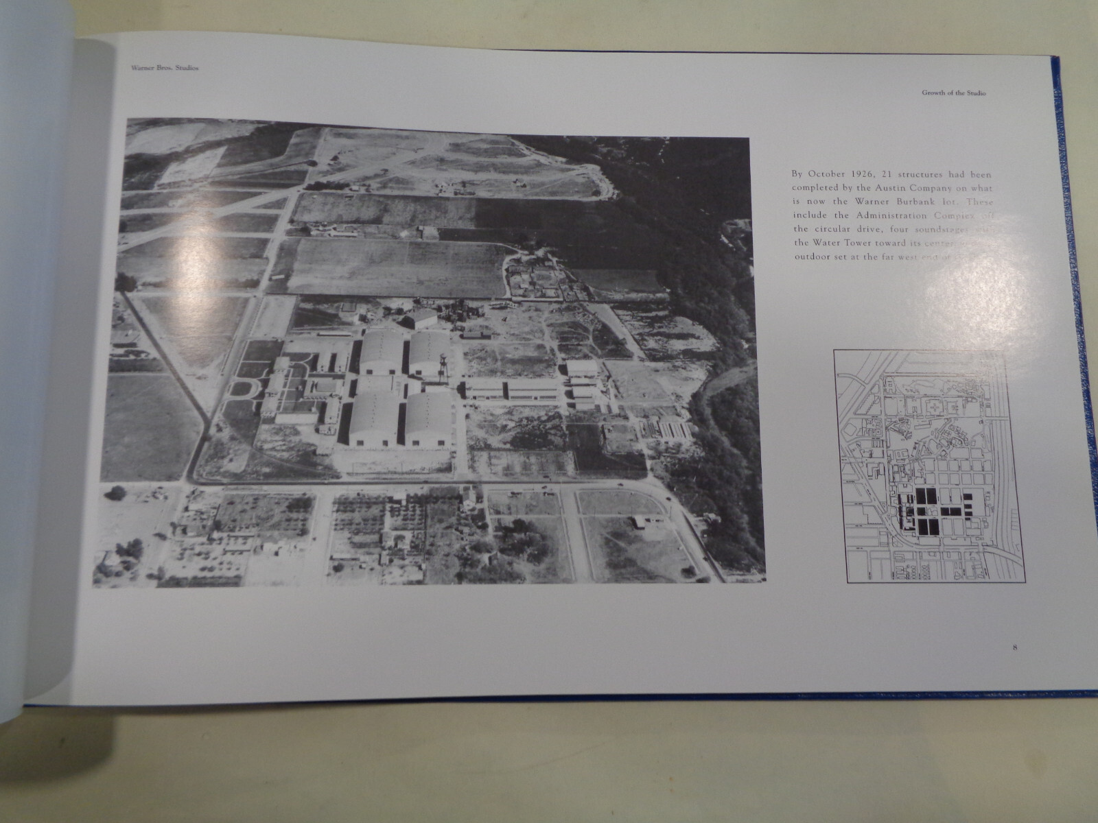 A History of Warner Bros. Studios 1995 1st Edition Hardcover Book Movie Sets