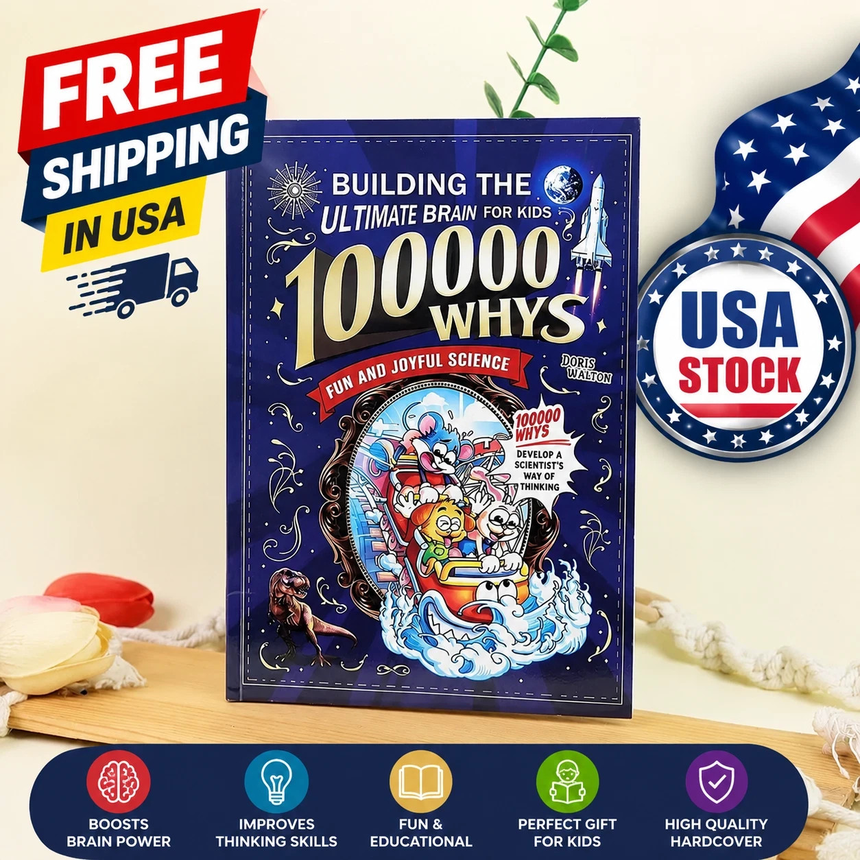 100000 Whys: Building the Ultimate Brain for Kids English Version Fun Science…