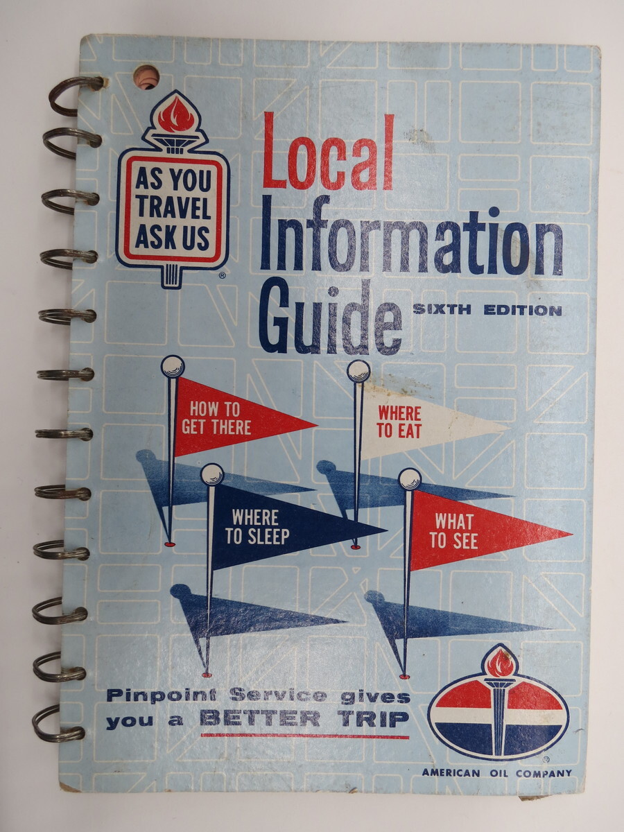 LOCAL INFORMATION GUIDE (AMERICAN OIL COMPANY) 1964 Sixth Edition