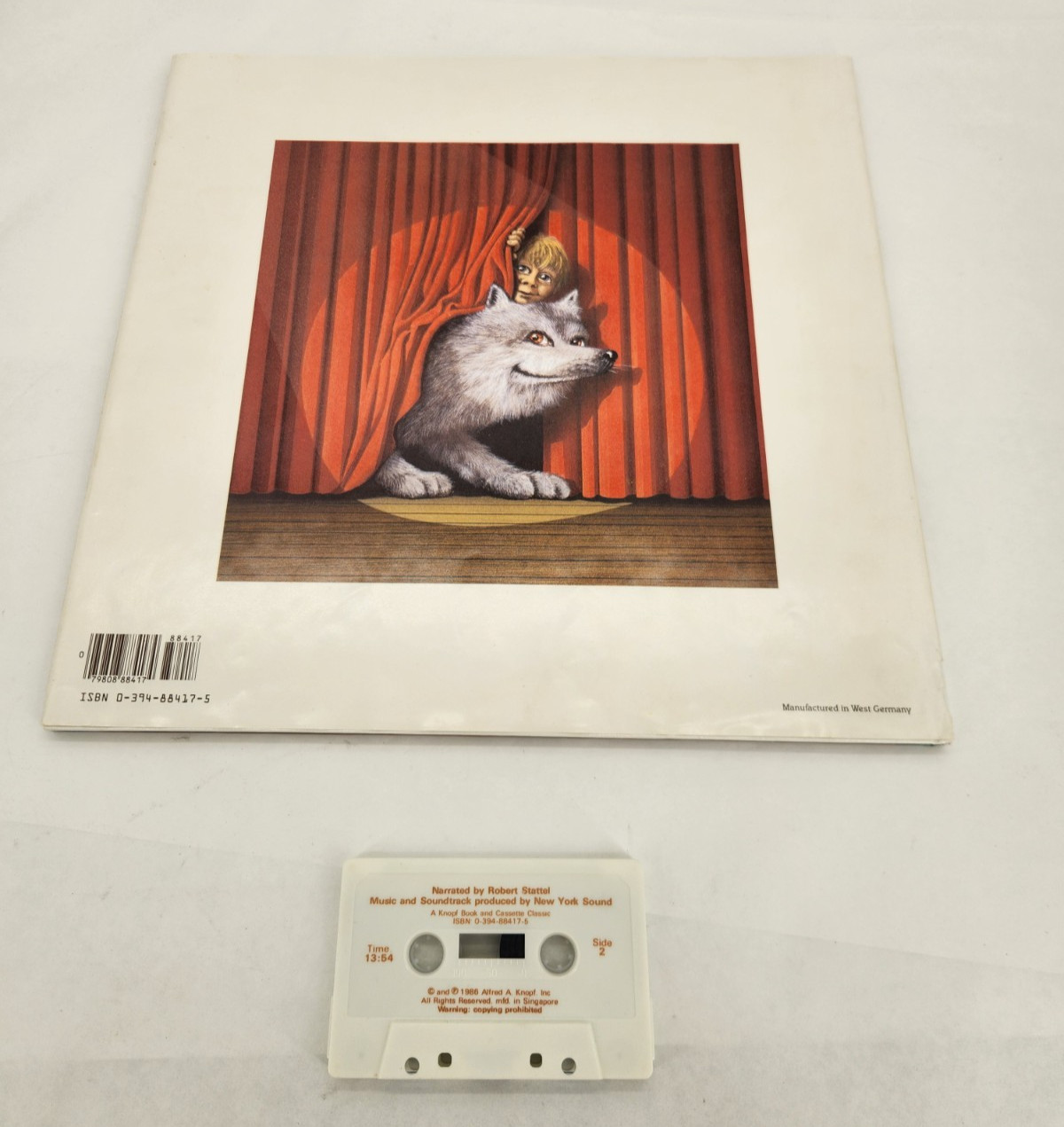 Peter and the Wolf A Knopf Book & Cassette By Sergei Prokofiev Musical Fairytale