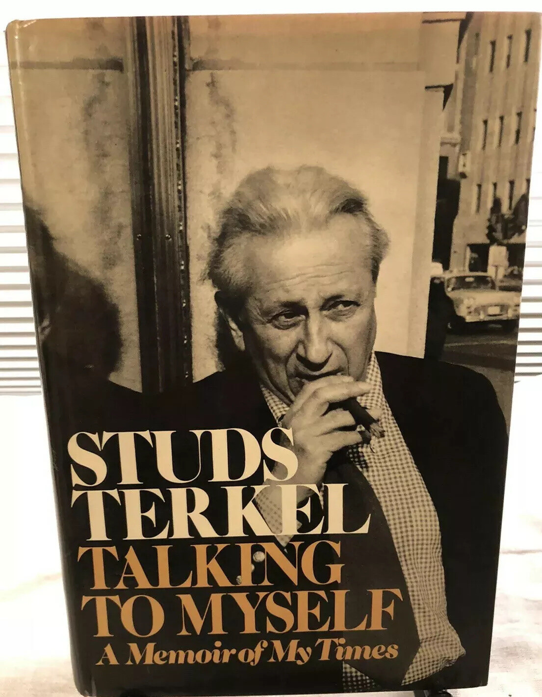 Talking to Myself by Studs Terkel 1st Edition 1977 Pantheon Books Hardcover w/DJ