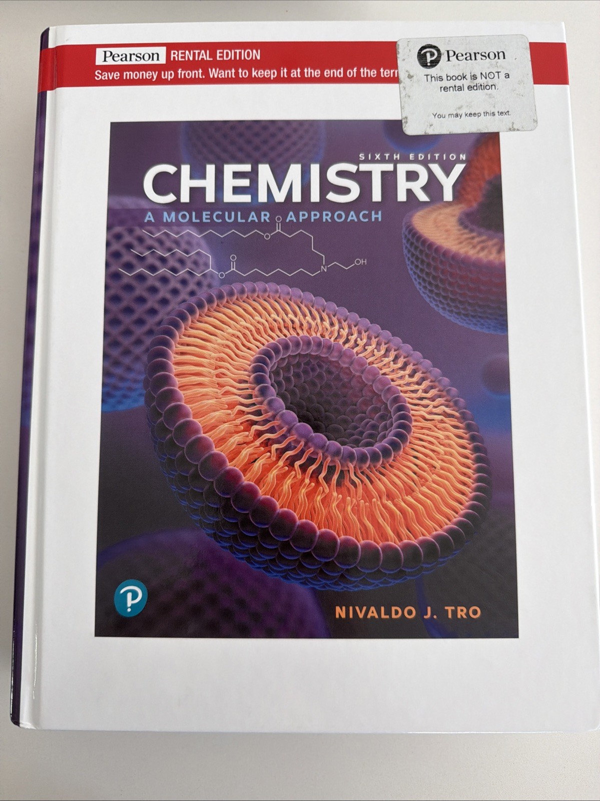 Chemistry A Molecular Approach by Nivaldo J. Tro (Hardcover) Sixth Edition