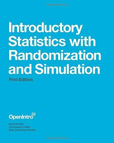 Introductory Statistics with Randomization and Simulation – VERY GOOD