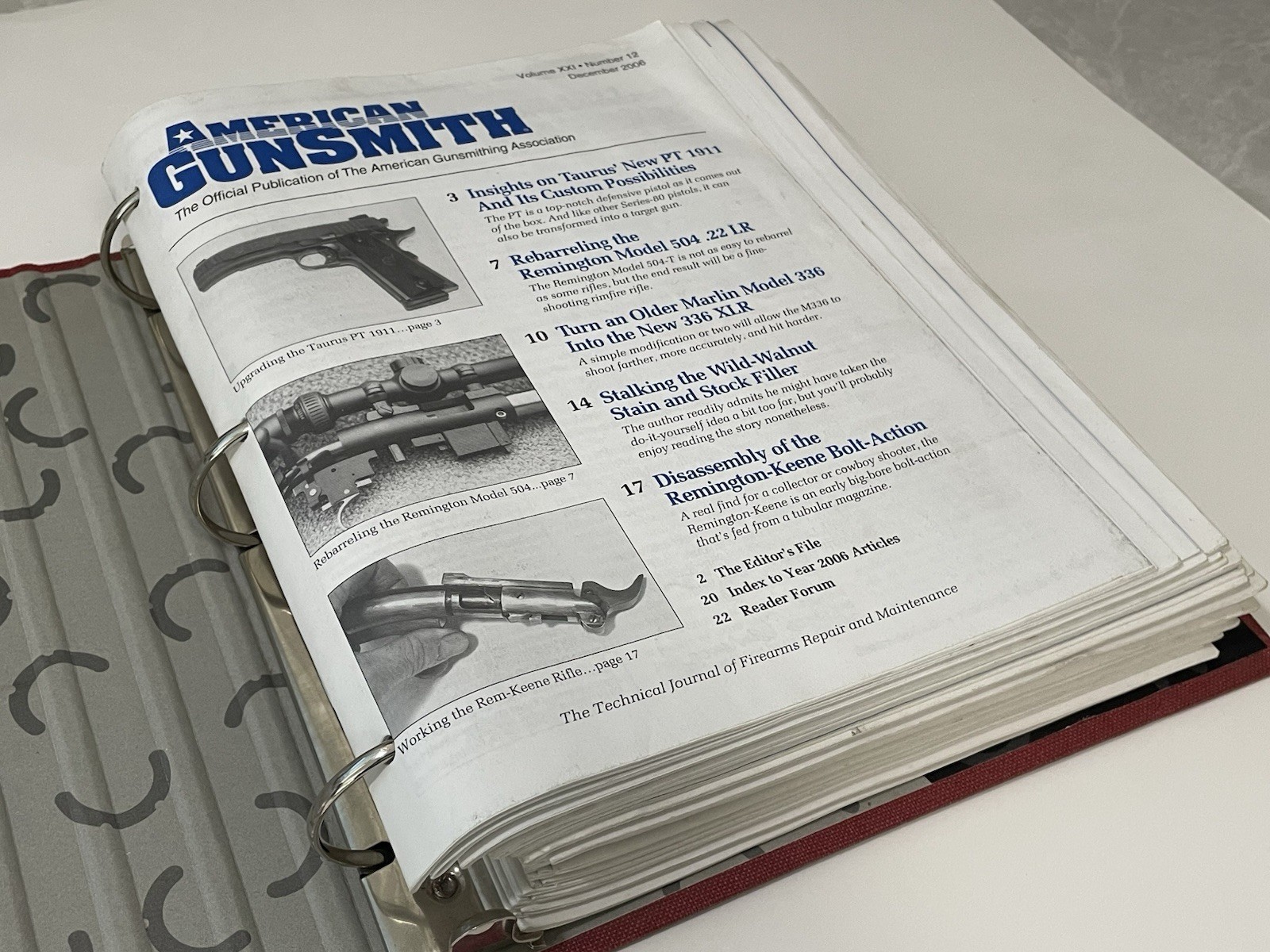 American Gunsmith Journal 39 Magazine Lot Oct 2003-Dec 2006