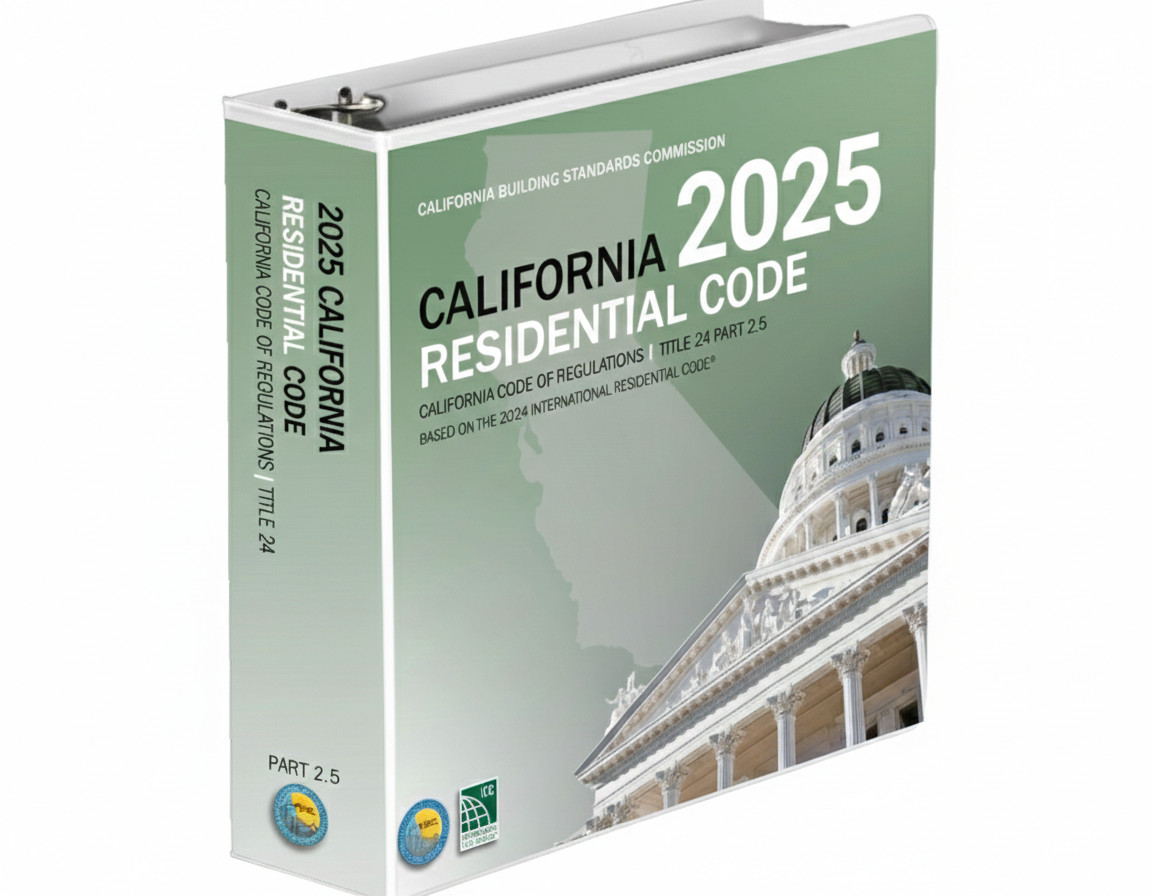 2025 California Residential Code, Title 24 – ISBN 9781967590049