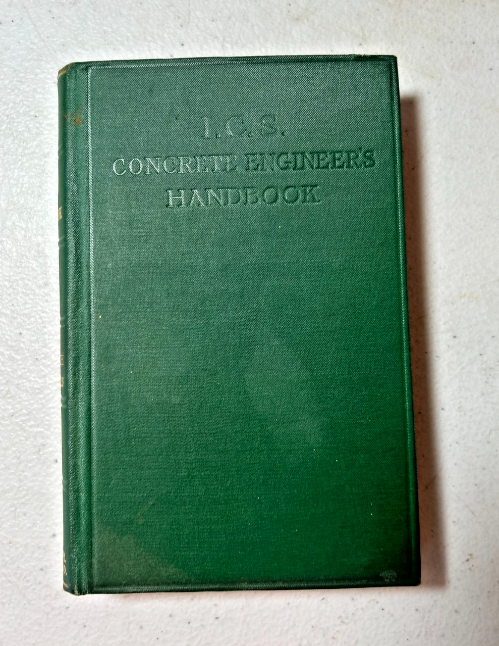 I.C.S. Concrete Engineers Handbook Hardcovered Book, 380 pages 1912