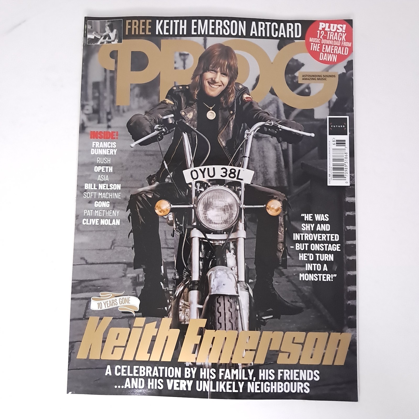 KEITH EMERSON PROG MAGAZINE MARCH 2026 ISSUE #168 + ARTCARD