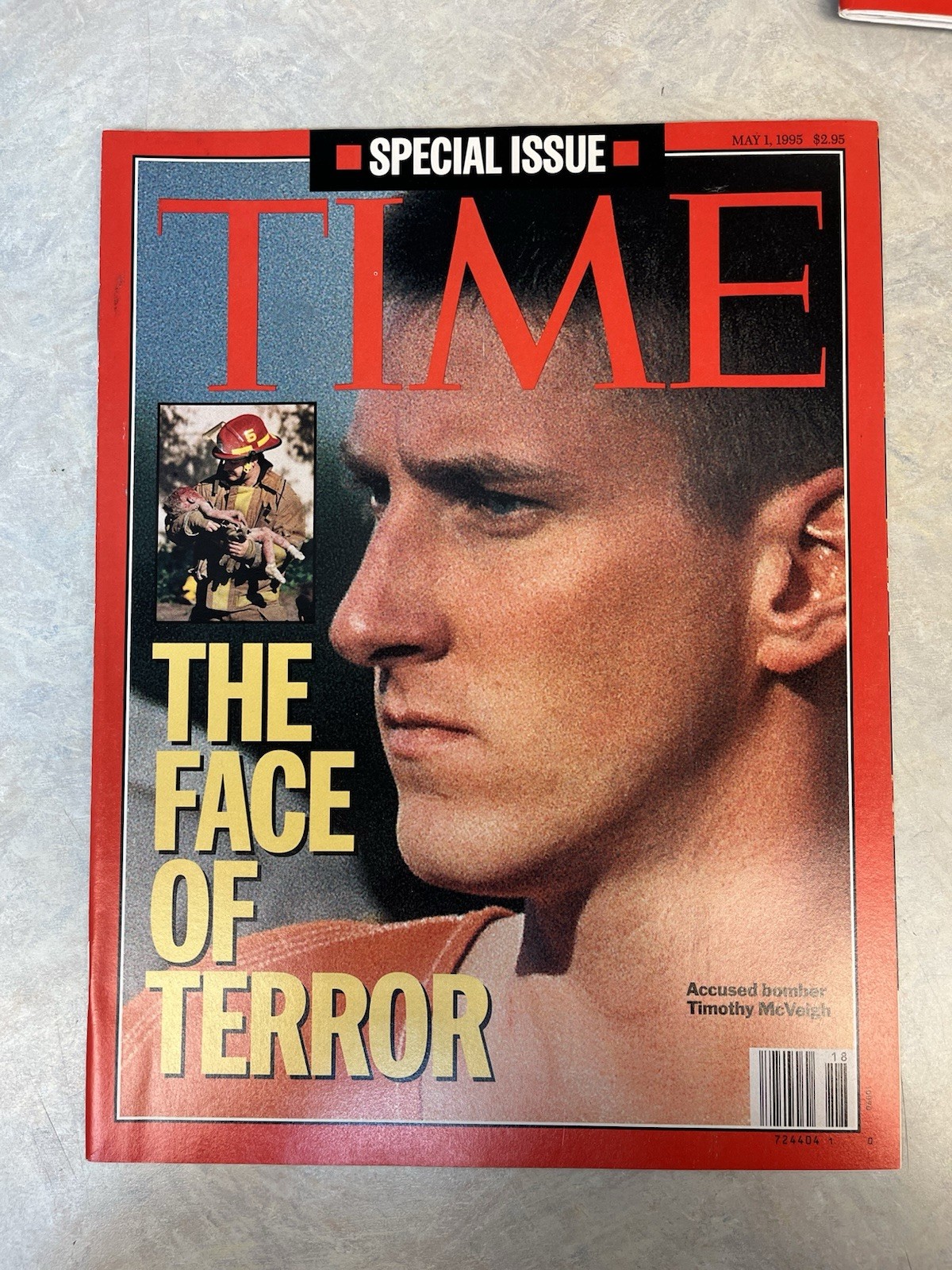 Time Magazine/1995/Timothy McVeigh/The Face Of Terror/Special Issue