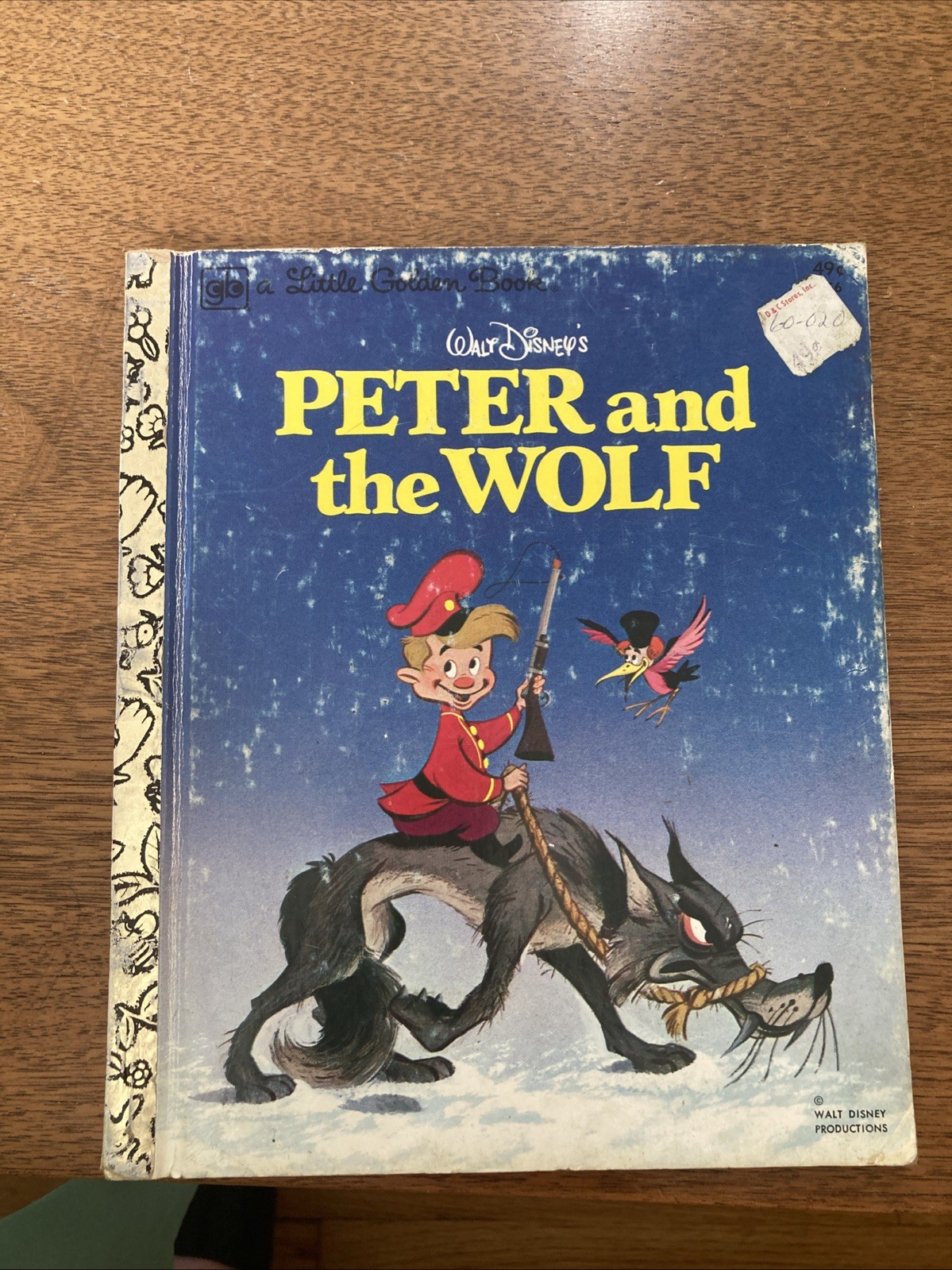 Walt Disney’s Peter & The Wolf Vintage Children’s Little Golden Book 1976