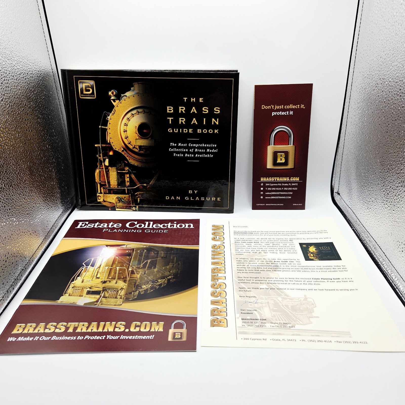 The Brass Train Guide Book by Dan Glasure HC VG+ with estate planning guide