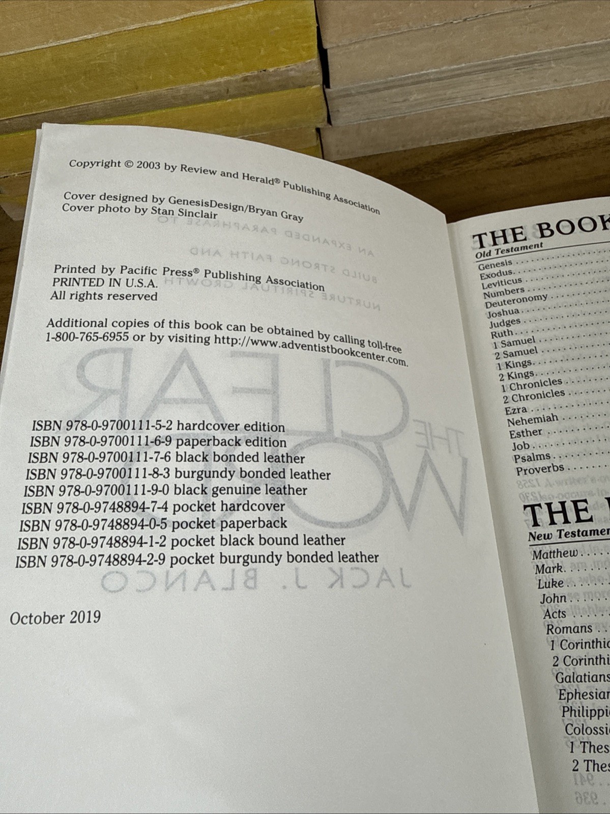 The Clear Word Bible, An Expanded Paraphrase Holy Bible Paperback
