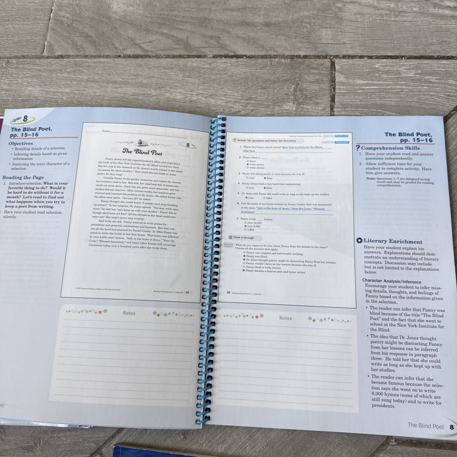 A Beka 4th Grade Reading Teacher/Answer Keys And 3 Readers Gifts And Gadgets