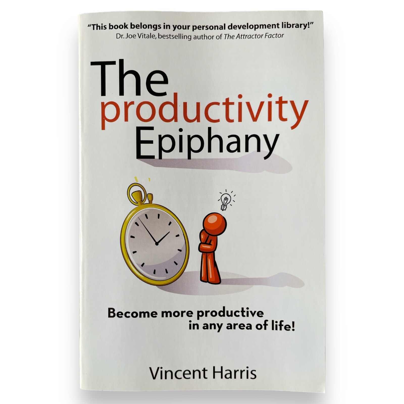 The Productivity Epiphany : Become More Productive By Vincent Harris – Like New