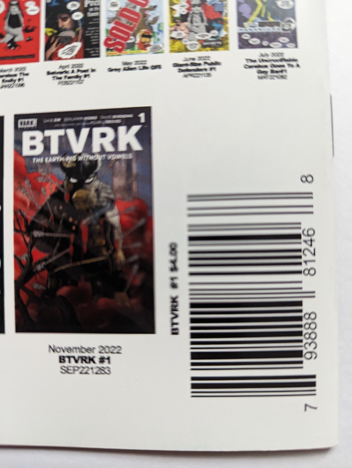 BTVRK: The Earth Pig Without Vowels #1 Cerebus In Hell New Bagged & Boarded