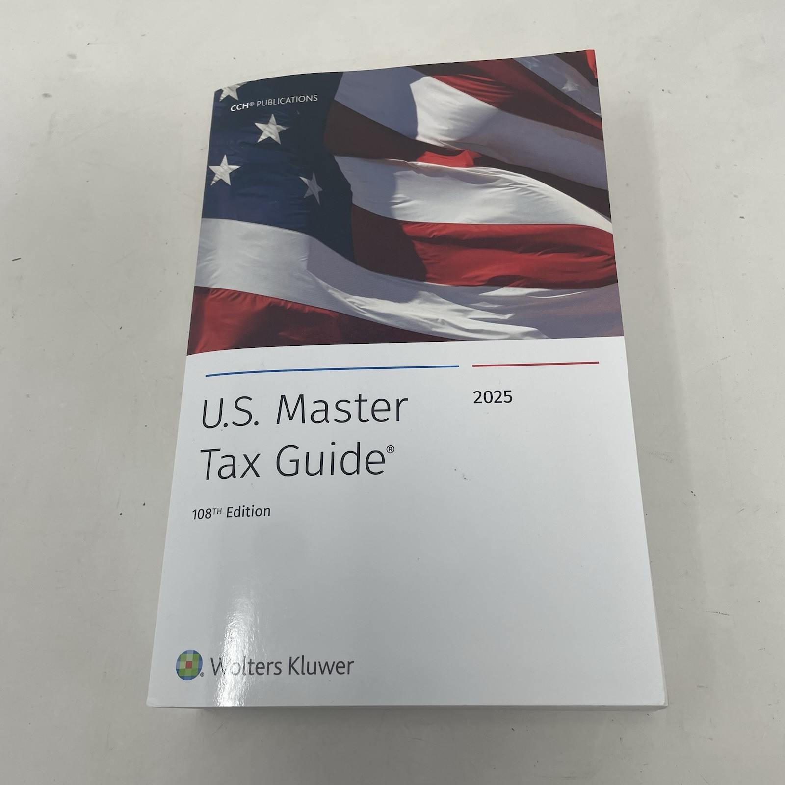 2025 U.S. Master Tax Guide 108th Edition Wolters Kluwer Tax Reference Book
