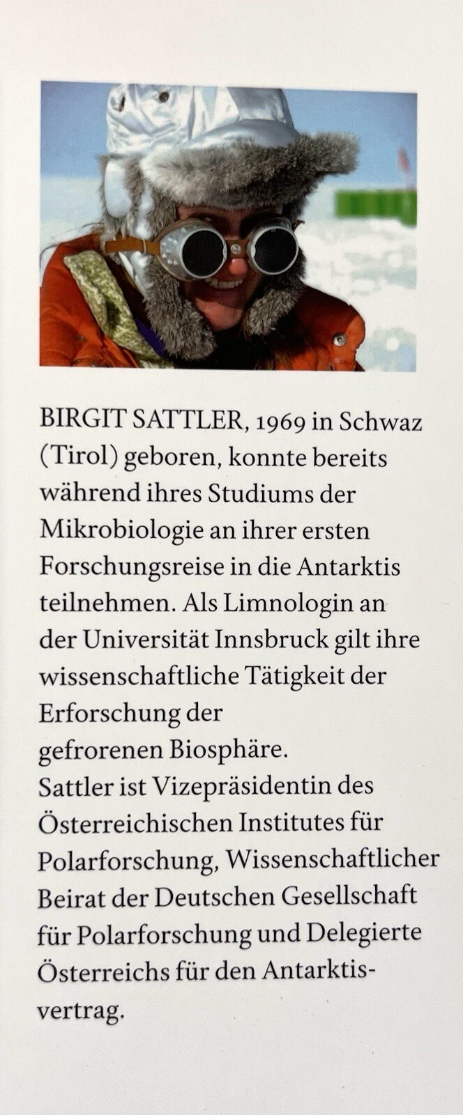Eis.Leben – Birgit Sattler – German Language Antarctic Research Adventure – 2017