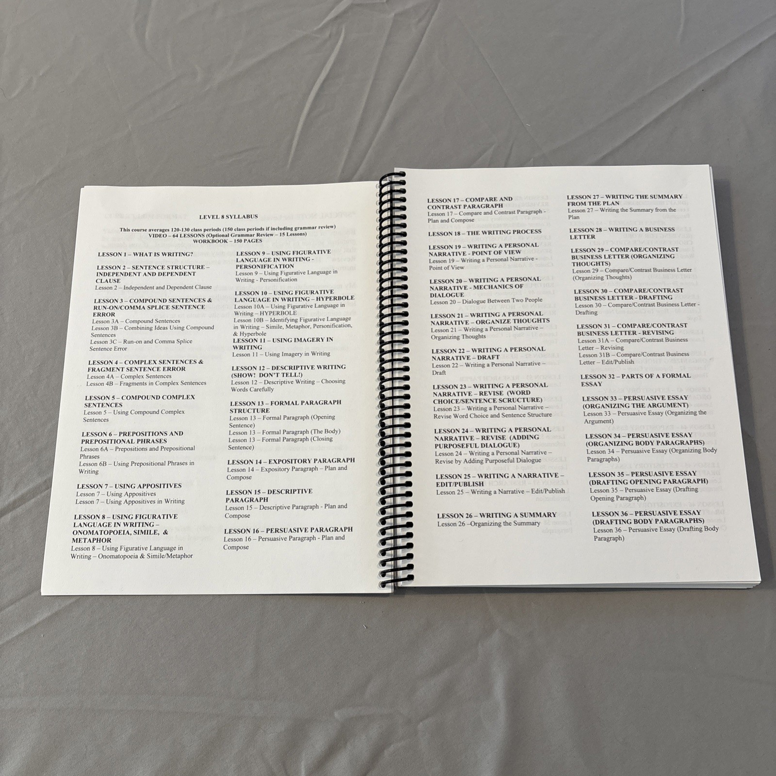 Essentials in Writing Level 8 2nd Edition EIW Student Book and Dvds Homeschool