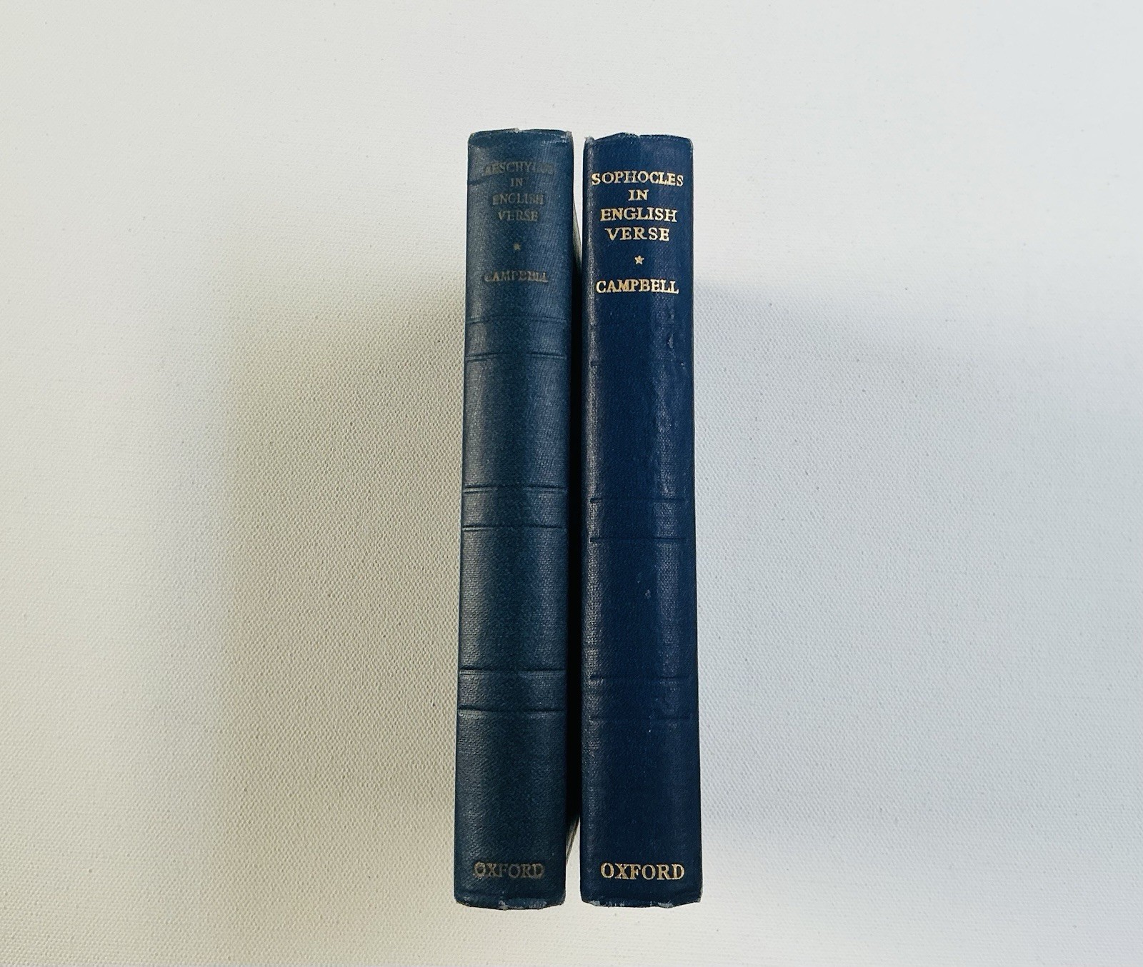 SOPHOCLES The Seven Plays in English Verse AESCHYLUS 1947 Oxford Press Campbell
