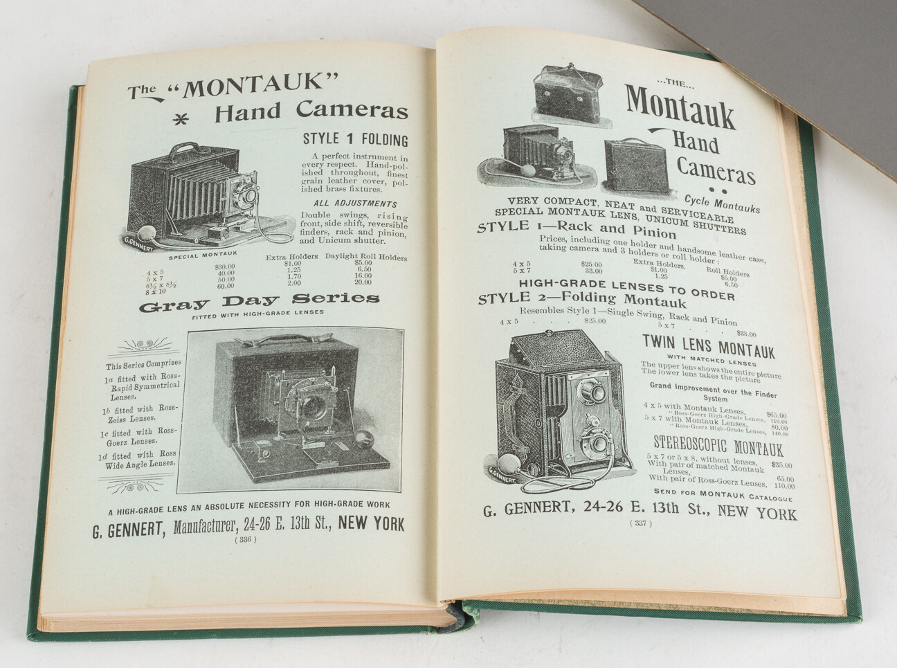 1899 PHOTOGRAPHIC MOSAICS vintage photography journal 352 pages w/PHOTO ADS