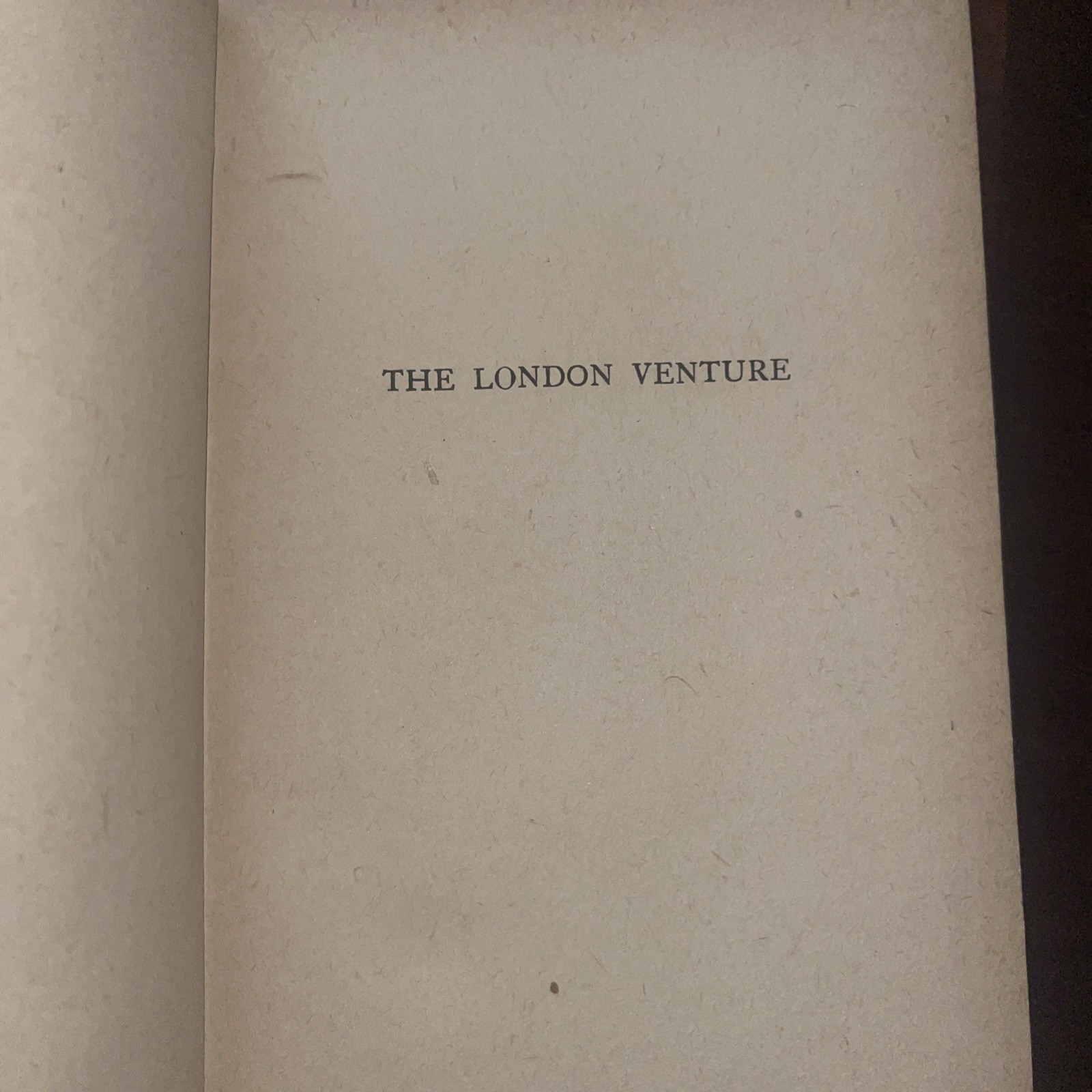 1919 The London Venture by Michael ARLEN with Drawings by Michel Sevier HC