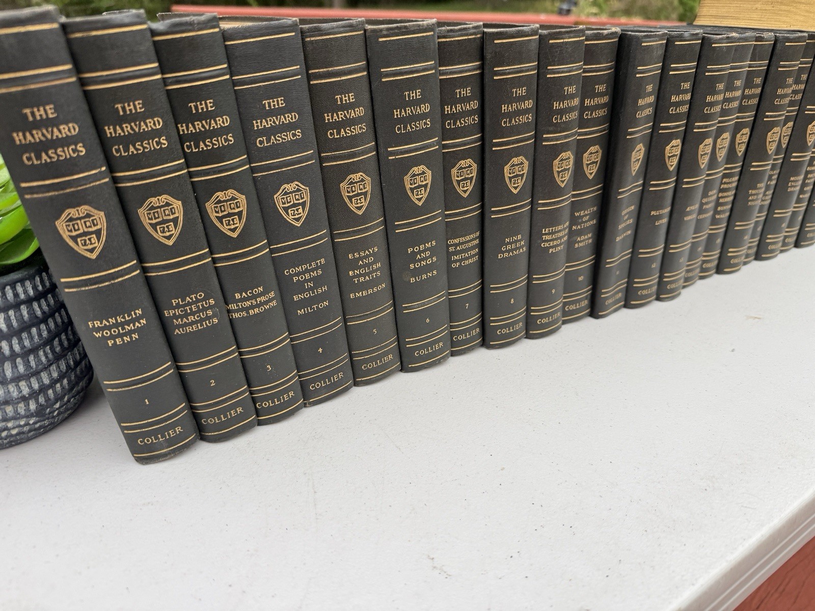 Harvard Classics Complete Set 51 Volumes (1-50 + Lectures) 1909 Collier 1st Edit