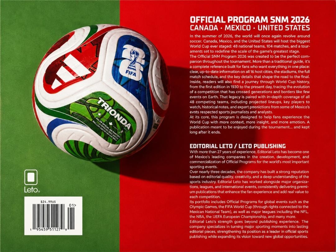 2026 FIFA WORLD CUP PROGRAM Special Edition Magazine UNITED STATES Mexico CANADA