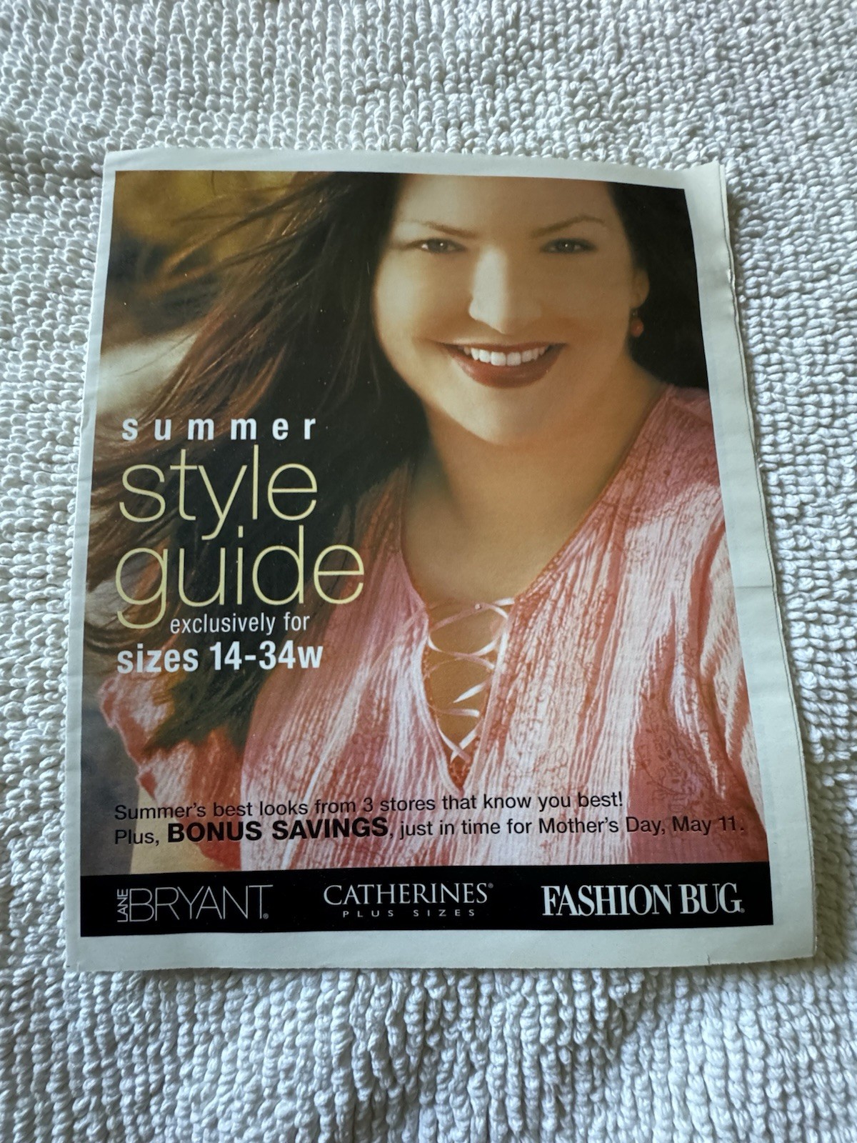 FASHION BUG Summer Style Guide” Insert 8 Pages EXCELLENT
